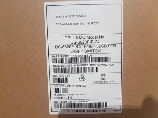24 активных переключателя BR-G620-24-32G-R САН парчи портов с 24pcs 32GB SFP