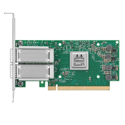 Сетевой адаптер QSFP28 двойной гавани Mellanox MCX516A-CDAT 100GbE ConnectX-5 CX516A
