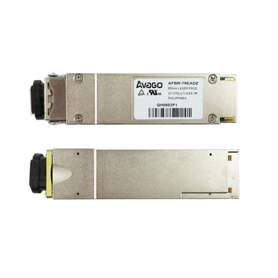 бренд Avago модуля многорежимного волокна 40G QSFP+ SR4 850nm 150m MTP/MPO оптически