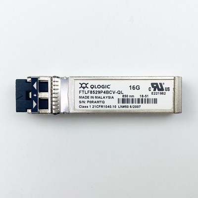 Модуль Qlogic FTLF8529P4BCV-QL приемопередатчика канала 850nm SFP+ волокна 16GB оптически