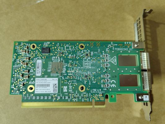 Mellanox MCX623106AC-CDAT Двухпортовый QSFP56 PCIe 4.0 X16 ConnectX-6 Dx EN Карта адаптера 100G Ethernet Сеть проводный внешний