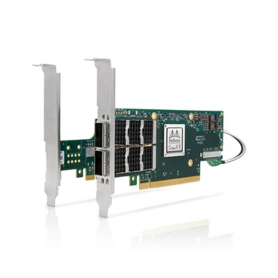 Новый Mellanox MCX654106A-ECAT Connect-6 с двумя портами QSFP56 100GbE проводная сетевая карта дата-центр PCIe внутренний сервер