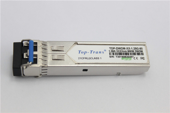 Pluggable приемопередатчика 80Km 1.25G DWDM SFP двухшпиндельное LC SFP оптически горячее
