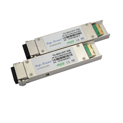 модуль 1270nm 1330nm 10GBASE-BX XFP MSA RoHS 20Km 10G SFP