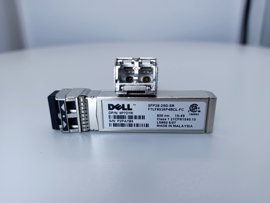 Приемопередатчик FTLF8536P4BCL-FC Dell 25Gb/s SFP+