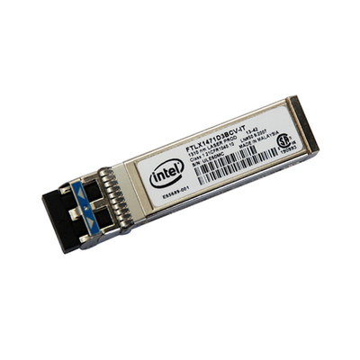 Приемопередатчик Intel FTLX1471D3BCV-IT волокна одиночного режима SFP 1310nm 10km