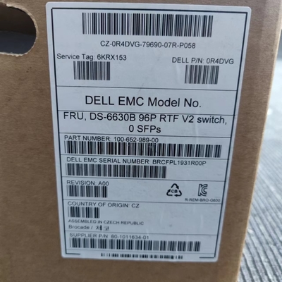 ПЕРЕКЛЮЧАТЕЛЬ 128 DS-6630B DELL EMC CONNECTRIX 32GB FC переносит гаван основание 48