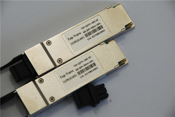 связь DEM-QX01Q-SR4 приемопередатчика d 40GbE QSFP+ 850NM 150M MPO MTP совместимая