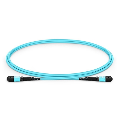 Тип кабель OM3 Aqua 1m MPO MPO хобота оптического волокна OFNP мультимодный
