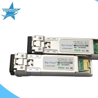 Соединитель LC модуля приемопередатчика 80Km SFP Finisar 10G SFP двухнаправленный
