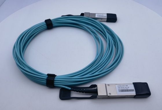 ость 10M AOC-Q-Q-100G-10M кабеля заплаты волокна 100G QSFP28 AOC совместимая