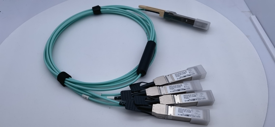 Оптический кабель 40G QSFP+ совместимого проламывания Cisco QSFP-4X10G-AOC3M активный к 4x10G SFP+ 3M