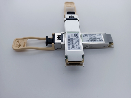 Модуль Cisco QSFP-100G-SR4-S 10-3142-01 QSFP28 100G SR4 100m OM4 MMF оптически с соединителем MPO-12