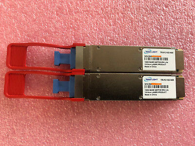 Приемопередатчик TR-FC13D-NSN двойных тарифов InnoLight 100Gb/s QSFP28 ER4 Lite оптически