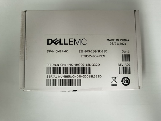 Модуль приемопередатчика Dell EMC S28-10G-25G-SR-85C LTF8505-BE+-DEN 0M14MK оптически