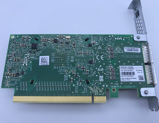 Переходник QSFP28 PCIe3.0 X16 двойной гавани Mellanox MCX416A-BCAT 40/56GbE
