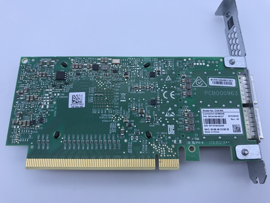 Переходник QSFP28 PCIe3.0 X16 двойной гавани Mellanox MCX416A-BCAT 40/56GbE