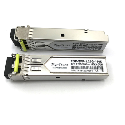Приемопередатчик 1550nm 160km можжевельника SFP-1GE-EZX-160 1.25G SFP однорежимное