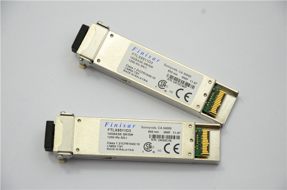 Приемопередатчик Finisar FTLX8511D3 850nm XFP оптически для локальных сетей 10GBASE-SR/SW 10G
