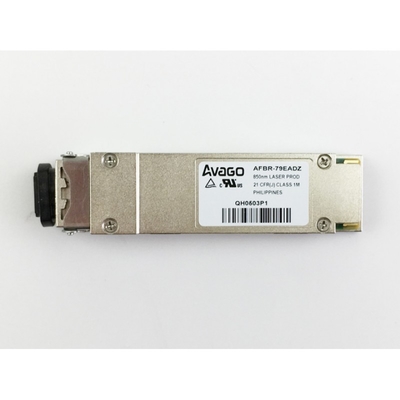 бренд Avago модуля многорежимного волокна 40G QSFP+ SR4 850nm 150m MTP/MPO оптически
