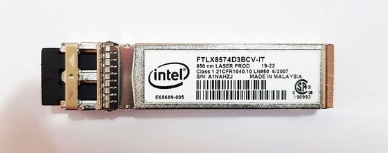 Модуль приемопередатчика Datacom SFP+ Intel FTLX8574D3BCV-IT 1G/10G 850nm мультимодный оптически