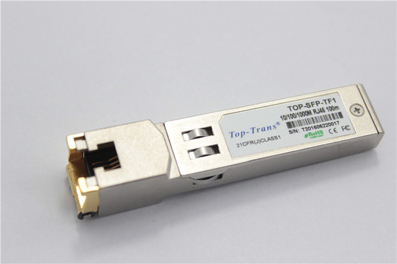 Медный приемопередатчик Mellanox MC3208411-T RJ45 SFP 1GbE 1000BASE-T