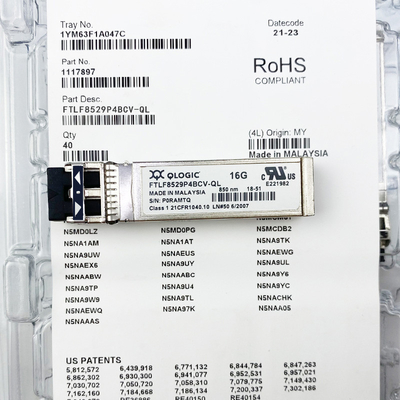 Модуль Qlogic FTLF8529P4BCV-QL приемопередатчика канала 850nm SFP+ волокна 16GB оптически