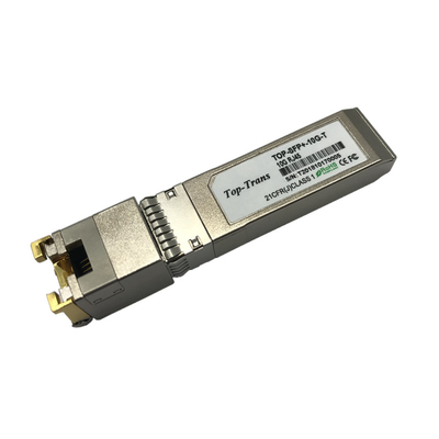Приемопередатчик меди 10G RJ45 SFP+ Mellanox MFM1T02A-T 10GBASE-T совместимый
