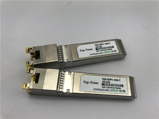 Приемопередатчик меди 10G RJ45 SFP+ Mellanox MFM1T02A-T 10GBASE-T совместимый