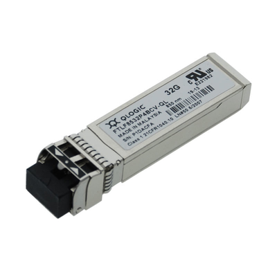 Длина волны 850nm оптически приемопередатчика Qlogic FTLF8532P4BCV-QL 32G FC SFP+ короткая
