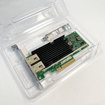 Интерфейс канала волокна сетевого адаптера локальных сетей X8 PCI Intel X540-T2 10Gb PCIe срочный