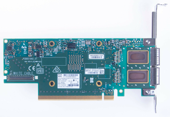 NIC переходника Mellanox MCX653106A-ECAT HPE P24249-001 InfiniBand HDR 100GbE QSFP56 PCIe