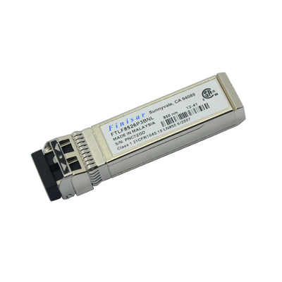 Модуль приемопередатчика длины волны 850nm 300m SFP+ краткости Finisar FTLF8526P3BNL 6,1 Gb/S оптически
