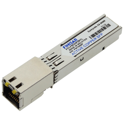 Finisar FCLF8522P2BTL Медный SFP-передатчик RJ45 850nm 300m 1000BASE-T Соответствует требованиям RoHS