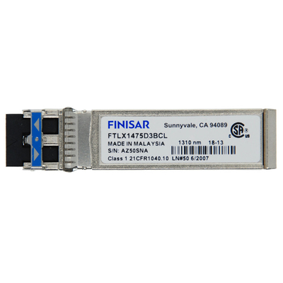 Оригинальный Finisar FTLX1475D3BCL-FC RoHS-6 Compliant 10Gb/S 10km 1310nm SMF Datacom SFP+ Передатчик