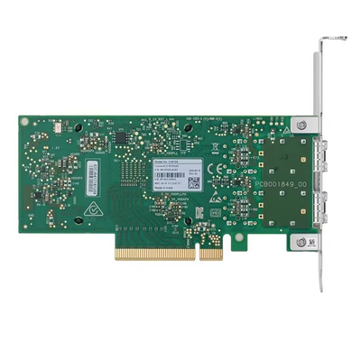 Mellanox MCX512A-ADAT ConnectX-5 Dual 25GbE SFP28 PCIe 4.0 X8 Карта адаптера Высокопроизводительный оптико-волоконный адаптер для низкого уровня волокон