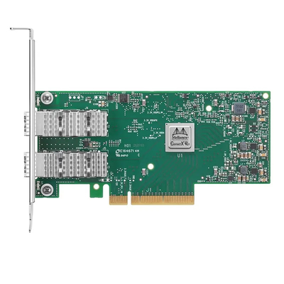 Mellanox ConnectX-6 25GbE с двумя портами SFP28 PCIe 4.0 X 8 Новая сетевая карта адаптера с высоким интерфейсом Ethernet PCIe4.0