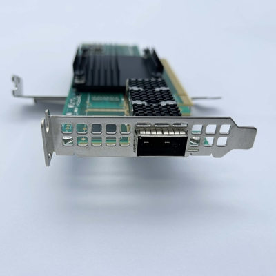 Сетевой адаптер Mellanox ConnectX-6 VPI MCX653105A-ECAT 100GbE Infiniband EDR HDR100 Single QSFP56 PCIe 4.0 X 16 RDMA для серверов