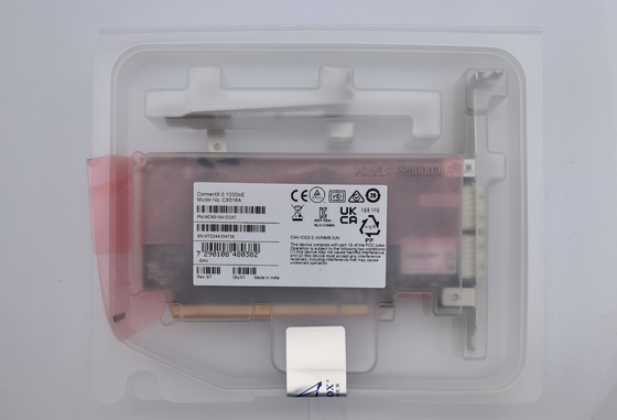 Mellanox MCX516A-CCAT Оригинальный бренд ConnectX-5 EN Network 100GbE Двухпортовый QSFP28 PCIe3.0 X 16 Оптическое волокно Оборудование 5G Network