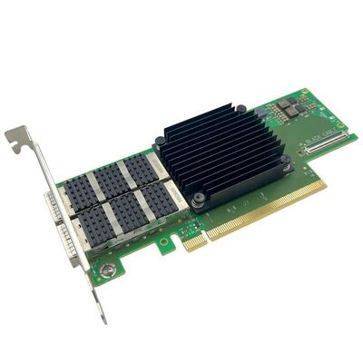 Сетевой адаптер Mellanox ConnectX-6 серии MCX653106A-EFAT PCIe4.0 X16 внутренний двухпортовый 100 Гбит/с QSFP56 для серверных приложений
