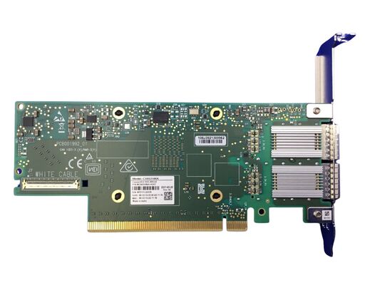 HP CX651105A для Mellanox Connect- 6 VPI 100 Гигабитный оптический волокно PCI 3.0 X16 Ethernet Карта сетевой адаптер