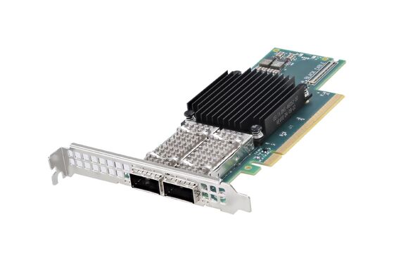 HP CX651105A для Mellanox Connect- 6 VPI 100 Гигабитный оптический волокно PCI 3.0 X16 Ethernet Карта сетевой адаптер