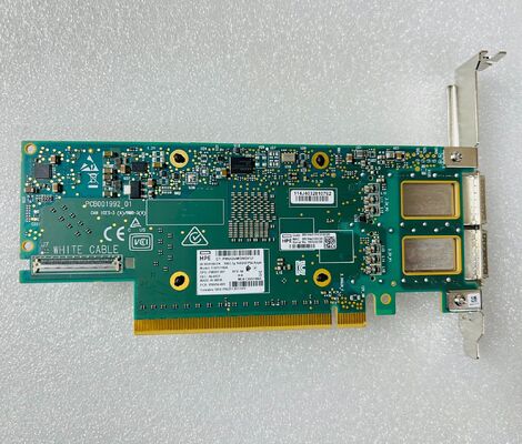 HP CX651105A для Mellanox Connect- 6 VPI 100 Гигабитный оптический волокно PCI 3.0 X16 Ethernet Карта сетевой адаптер