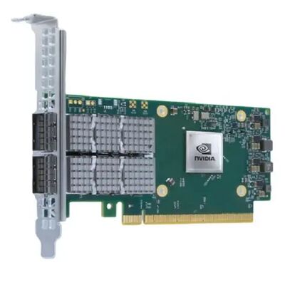 Карта сетевого интерфейса NVIDIA Connect-6 VPI серии MCX654106A-HCAT Ethernet PCIe 3.0x16 Dual Port 200Gb/s Сервер QSFP56