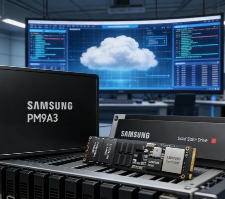 Samsung MZQL23T8HCLS-00B7C 3.84TB Enterprise SSD PCIe 4.0 U.2 NVMe 1.4 для серверного центра обработки данных