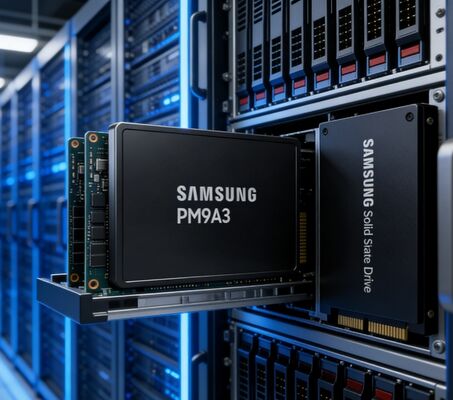 Samsung MZQL23T8HCLS-00B7C 3.84TB Enterprise SSD PCIe 4.0 U.2 NVMe 1.4 для серверного центра обработки данных