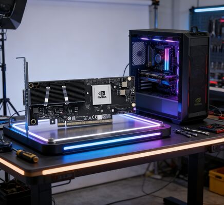 NVIDIA C8220 ConnectX‐8 SuperNIC 200GbE/400GbE NDR200 InfiniBand PCIe 6.0 QSFP112 Сетевая карта