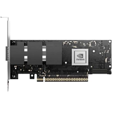 NVIDIA MCX75310AAS-NEAT ConnectX-7, 400 Гбит/с, NDR, InfiniBand, однопортовая сетевая карта OSFP PCIe 5.0 x16 для AI-серверов и центров обработки данных