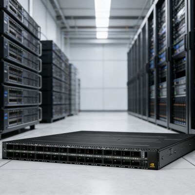 NVIDIA MQM9790-NS2R Quantum-2 400G NDR InfiniBand Switch 64-портный воздушный поток C2P