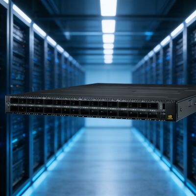 NVIDIA MQM9790-NS2R Quantum-2 400G NDR InfiniBand Switch 64-портный воздушный поток C2P